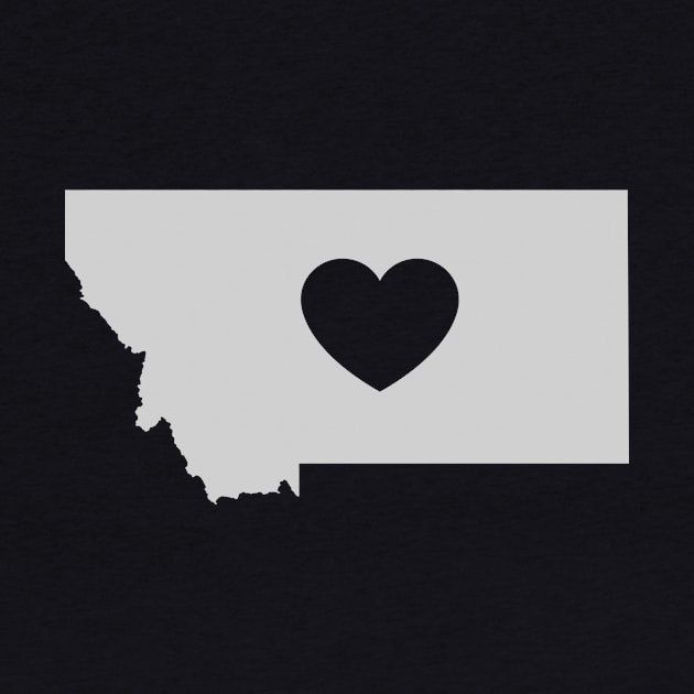 Montana Love Heart by helloshirts